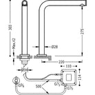 Elektronische Küchenarmatur 161445 - GW Shop